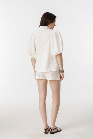 Angel Linen Shirt - Off White