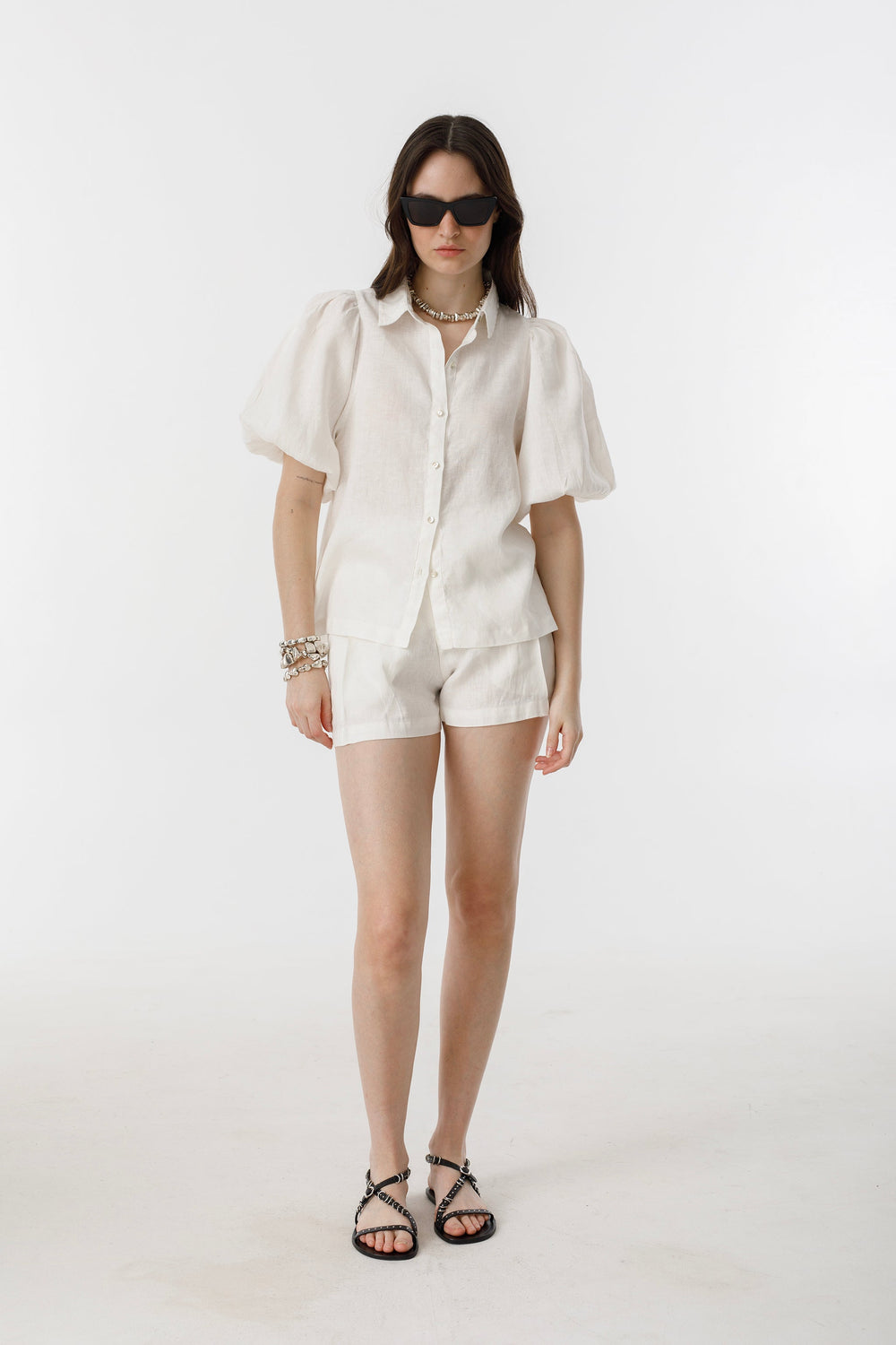Angel Linen Shirt - Off White