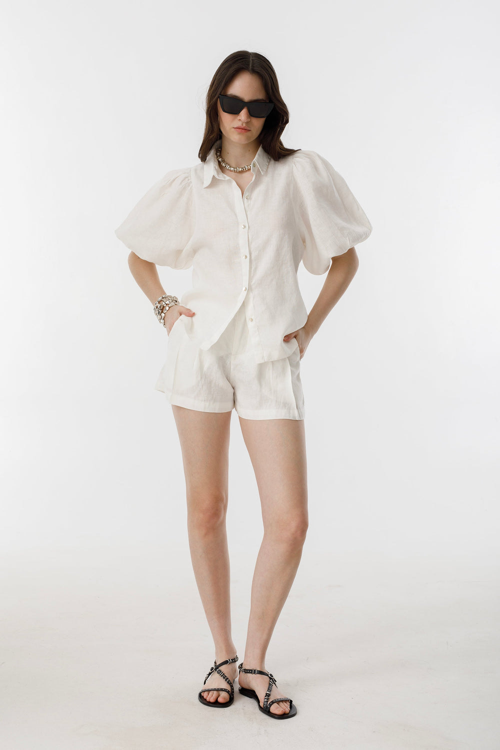 Angel Linen Shirt - Off White