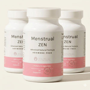 Menstrual Zen con Glicinato de Magnesio - Alivio Natural Para Síntomas Menstruales y PeriMenopausia
