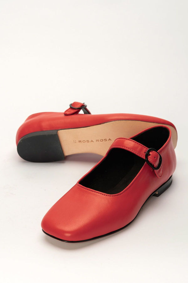 Jules Mary Jane Shoes in Red