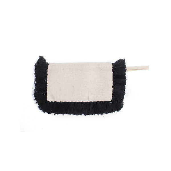 Organic Cotton Fringe Tassel Wristlet - Thailand