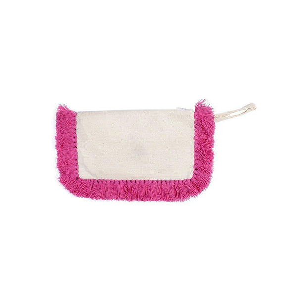 Organic Cotton Fringe Tassel Wristlet - Thailand