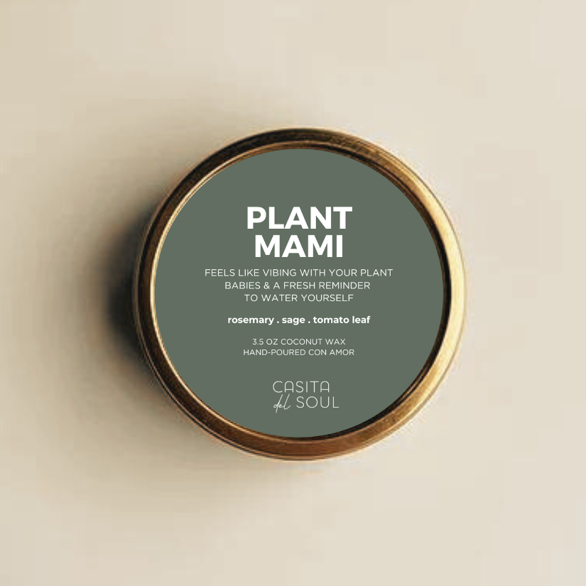 PLANT MAMI CANDLE TIN