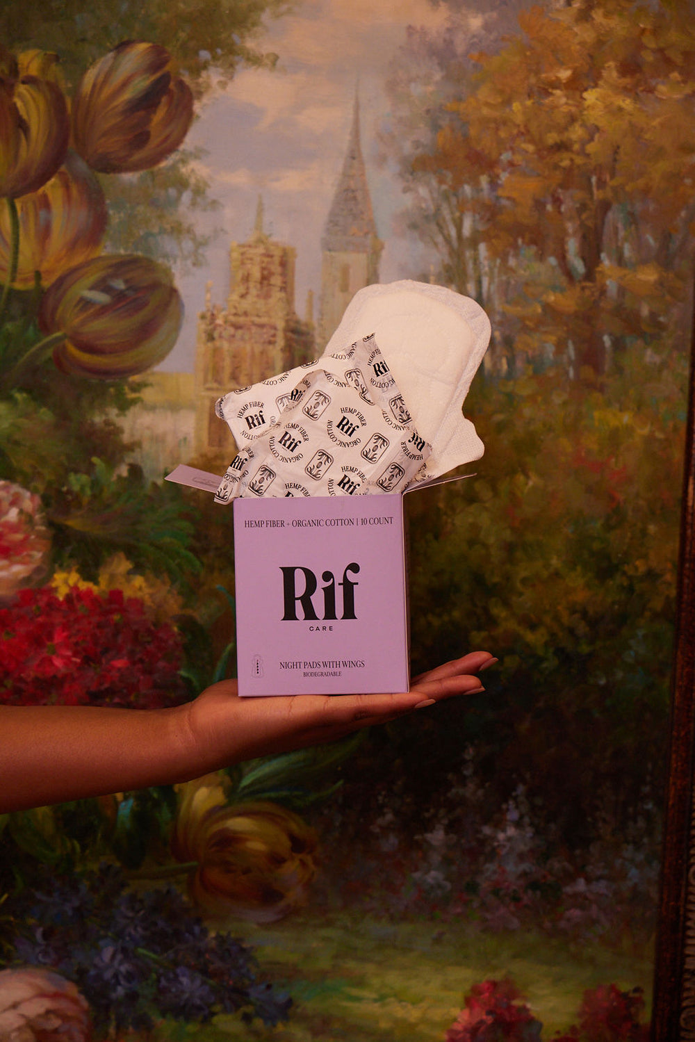 Organic Long Pads with wings - Night 3 pack Bundle