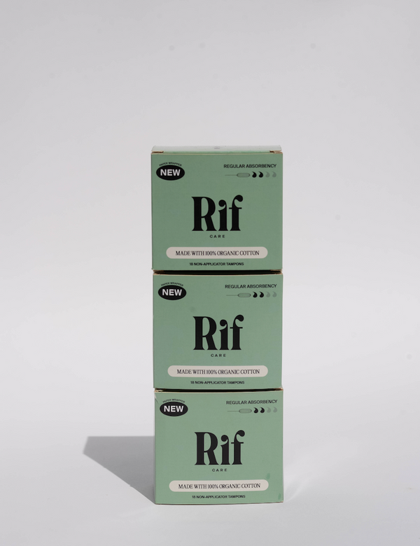 Organic Cotton Non-Applicator TAMPONS - Regular Absorbency