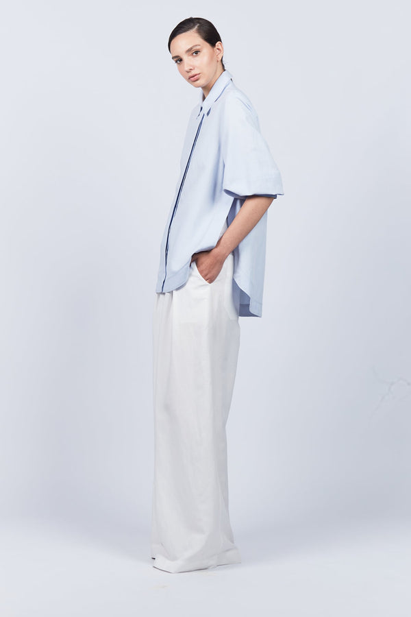 Tatiana Puff Sleeve Blouse | Sky