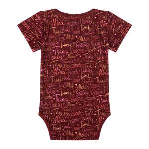 Thank You Short Sleeve Bodysuit | Multicultural Kids Clothing