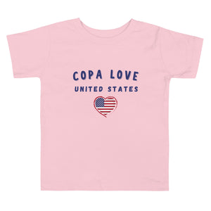 Unites States - Copa Love Toddler Short Sleeve Tee