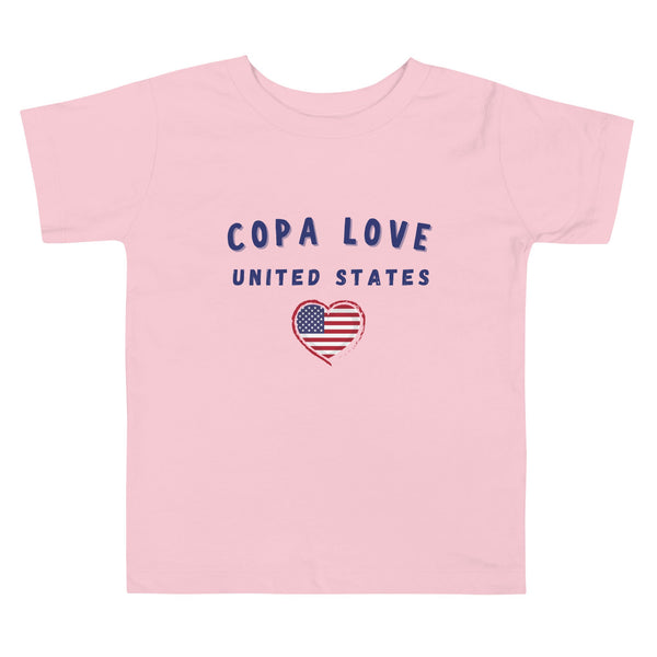 Unites States - Copa Love Toddler Short Sleeve Tee