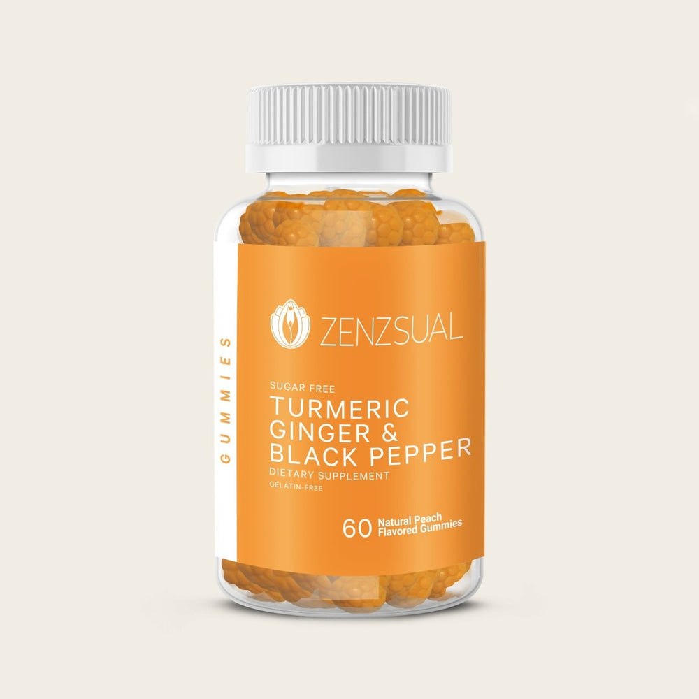 Turmeric, Ginger & Black Pepper Gummies - Sugar Free