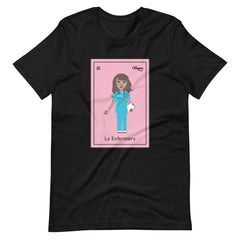 La Enfermera Mexican Loteria Card T-Shirt