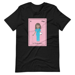 La Enfermera Mexican Loteria Card T-Shirt
