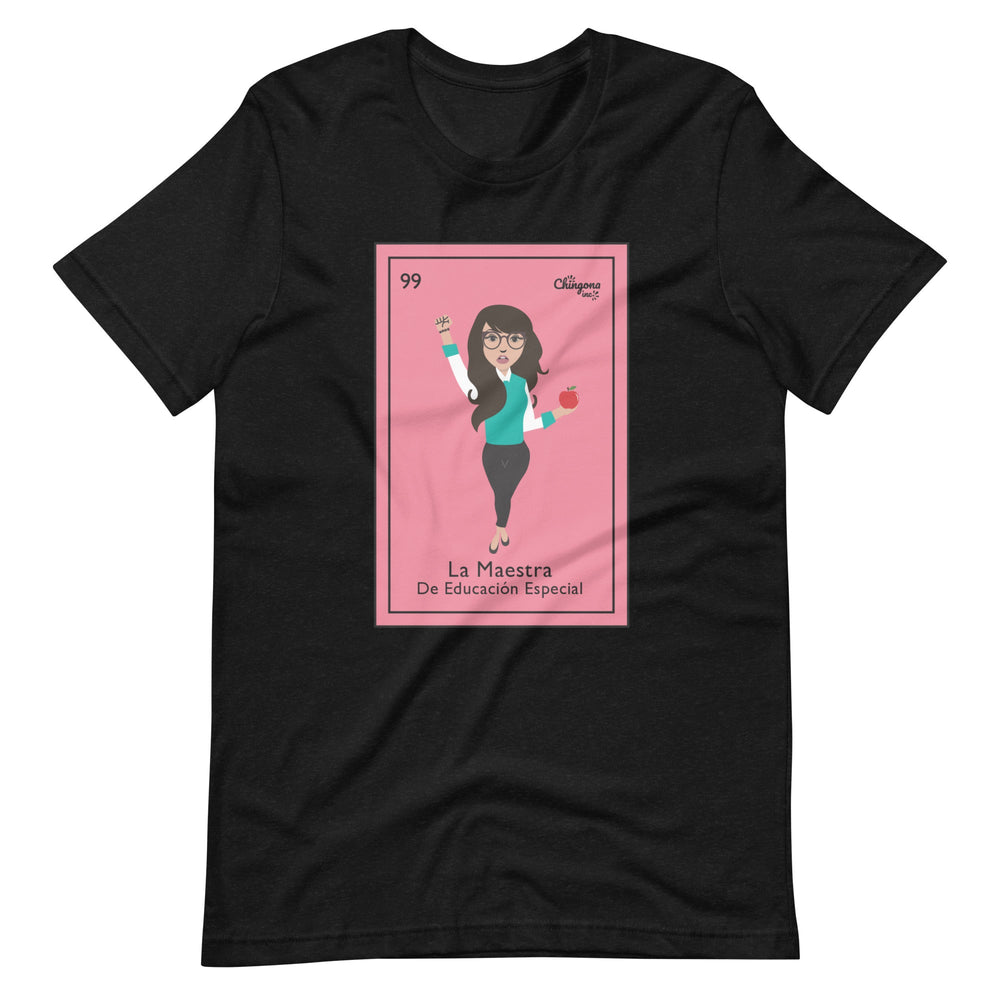 La Maestra De Educación Especial Mexican Loteria T-Shirt
