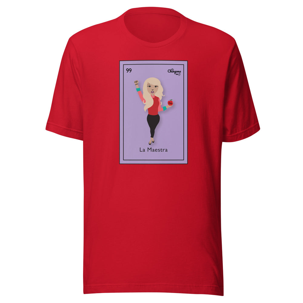 La Maestra Loteria Teacher Latina T-Shirt