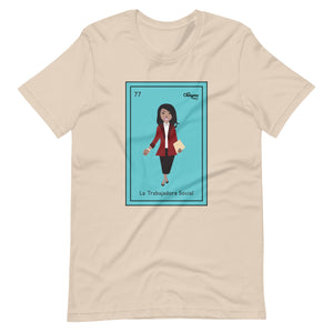 La Trabajadora Social Burgundy Suit T-Shirt