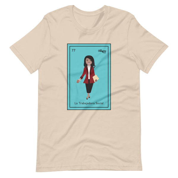 La Trabajadora Social Burgundy Suit T-Shirt