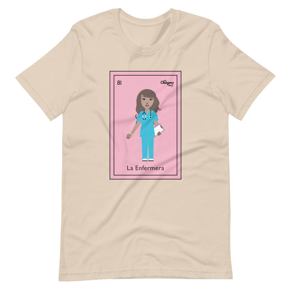 La Enfermera Mexican Loteria Card T-Shirt