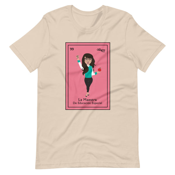 La Maestra De Educación Especial Mexican Loteria T-Shirt