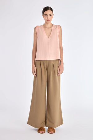 Valencia Adjustable Hem Blouse | Rose