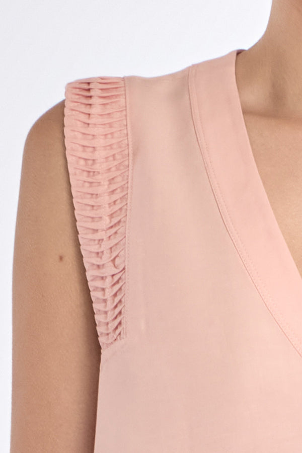 Valencia Adjustable Hem Blouse | Rose