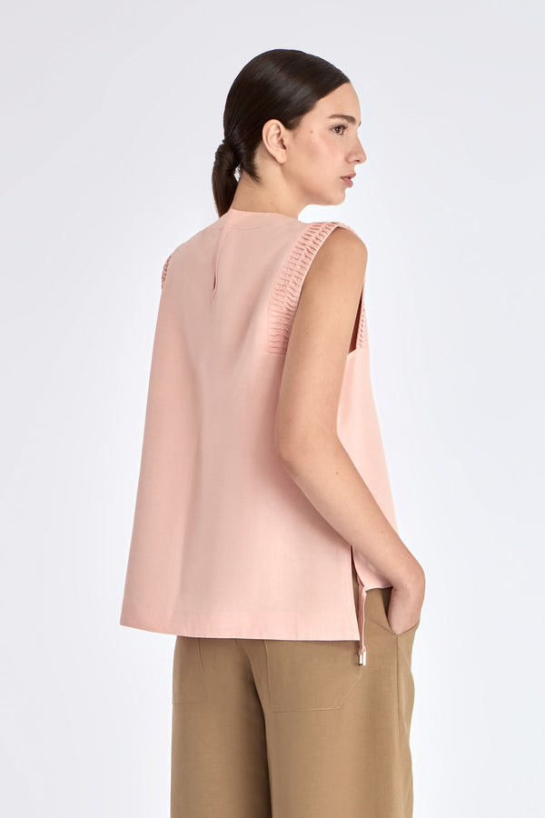 Valencia Adjustable Hem Blouse | Rose