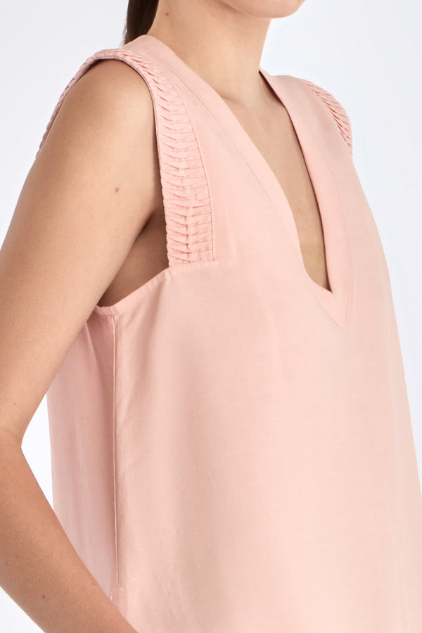 Valencia Adjustable Hem Blouse | Rose