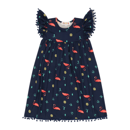 Vestito Pom-pom Dress