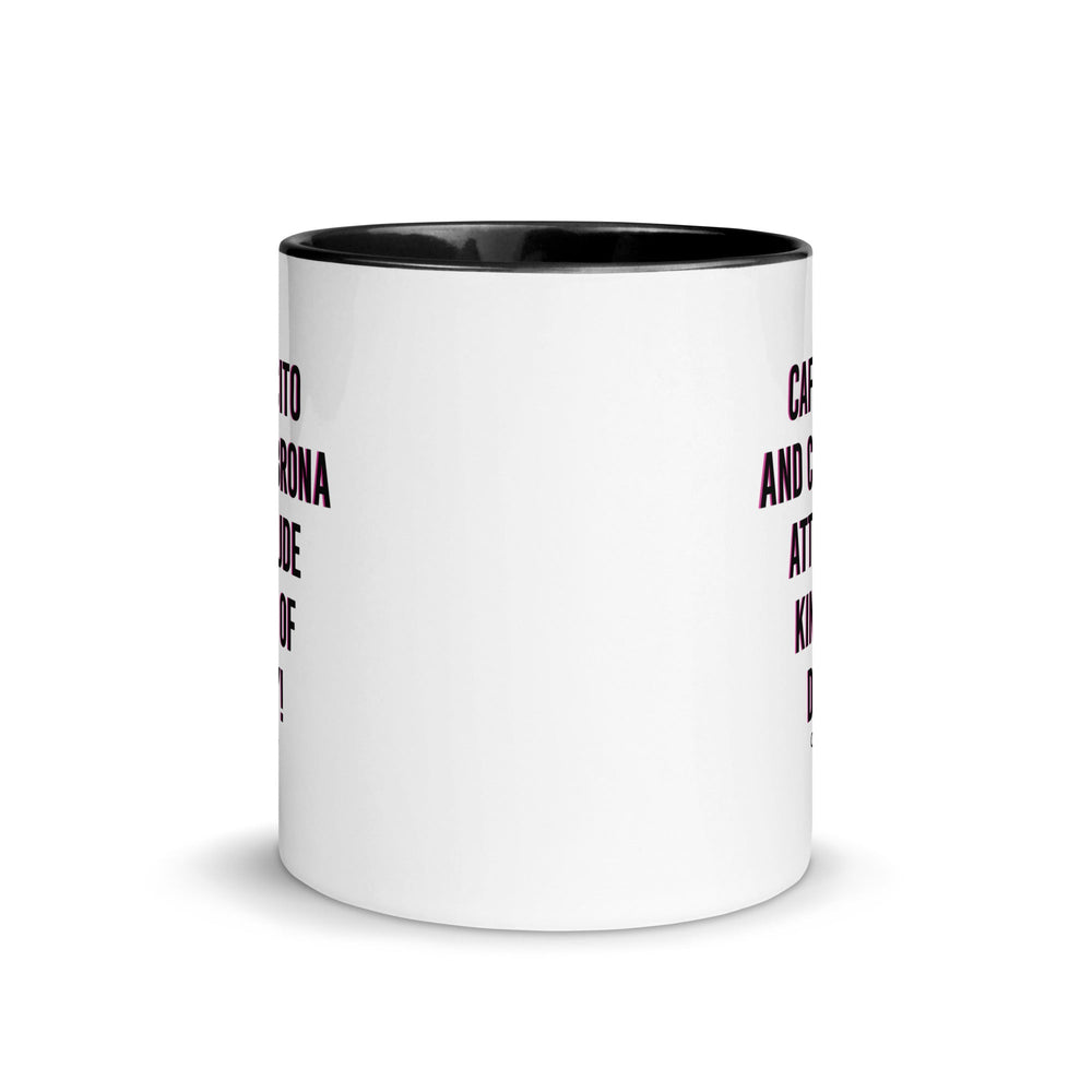 Cafecito and Cabrona Attitude Latina Mug Color Inside