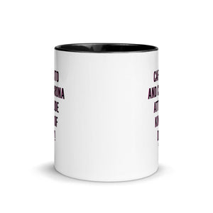 Cafecito and Cabrona Attitude Latina Mug Color Inside