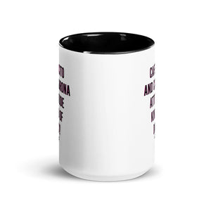 Cafecito and Cabrona Attitude Latina Mug Color Inside