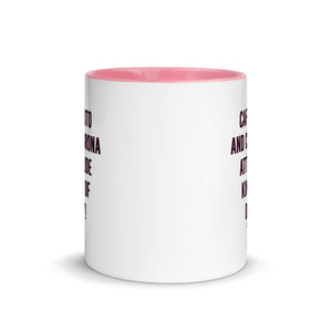 Cafecito and Cabrona Attitude Latina Mug Color Inside