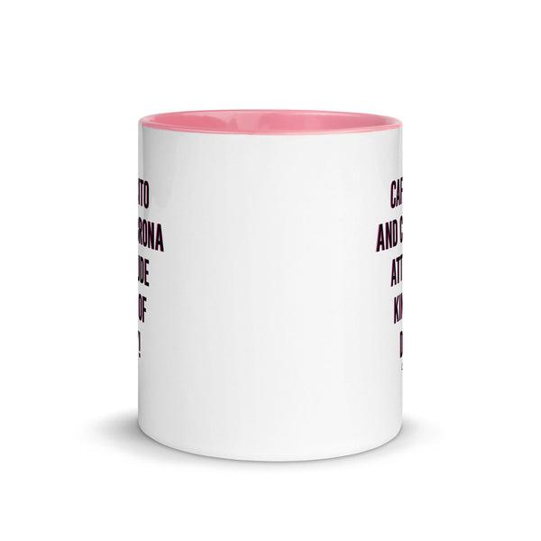 Cafecito and Cabrona Attitude Latina Mug Color Inside