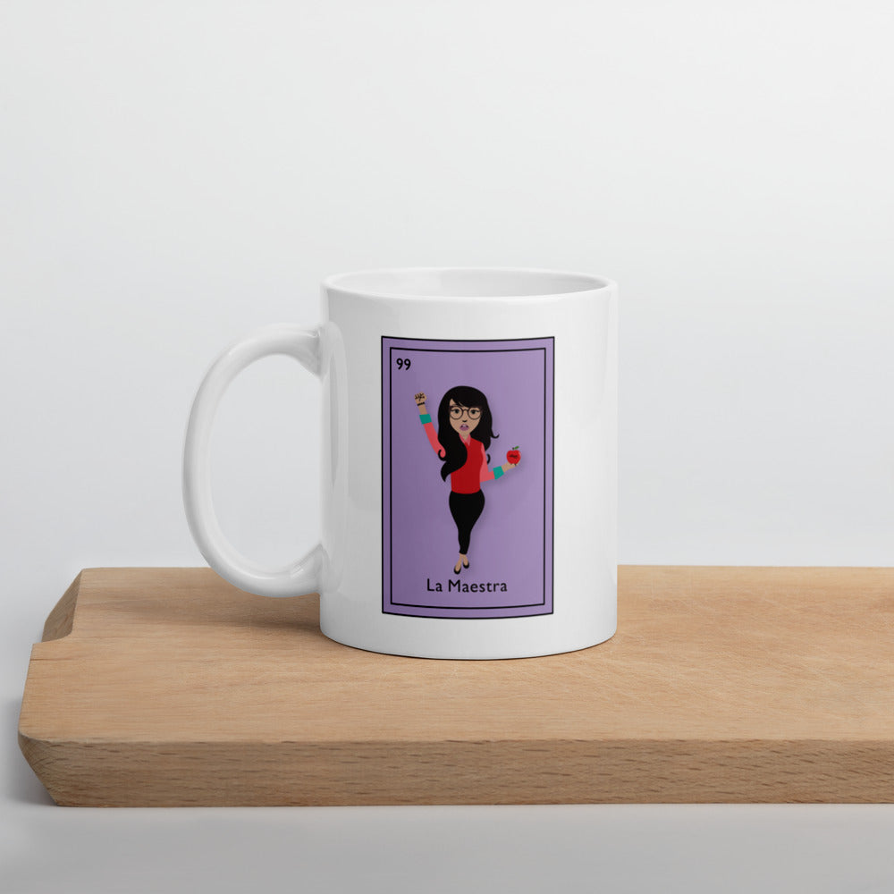 La Maestra Mexican Lotería Card Mug