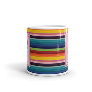 La Enfermera Mexican Loteria Card Serape Mug