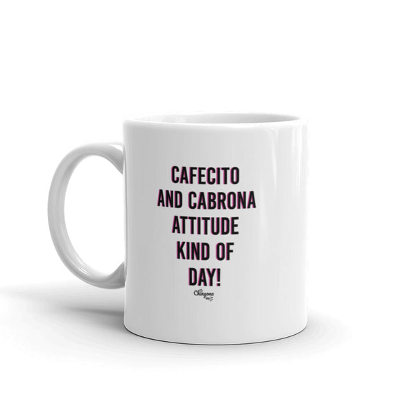 Cafecito and Cabrona Attitude Latina Mug