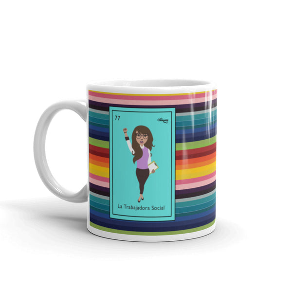 La Trabajadora Social Serape Mug
