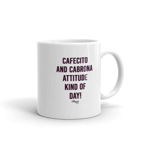 Cafecito and Cabrona Attitude Latina Mug