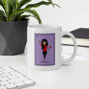 La Maestra Mexican Lotería Card Mug