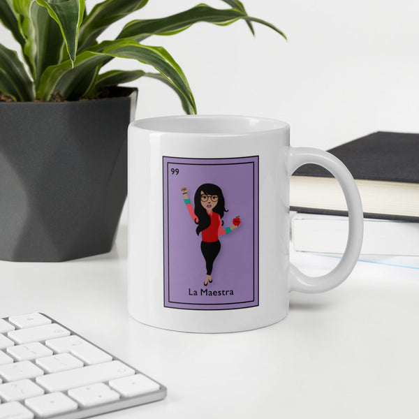 La Maestra Mexican Lotería Card Mug