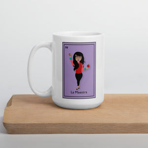 La Maestra Mexican Lotería Card Mug