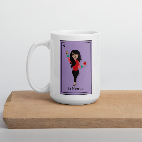 La Maestra Mexican Lotería Card Mug
