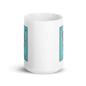 La Trabajadora Social Mexican Loteria Card Latina Mug