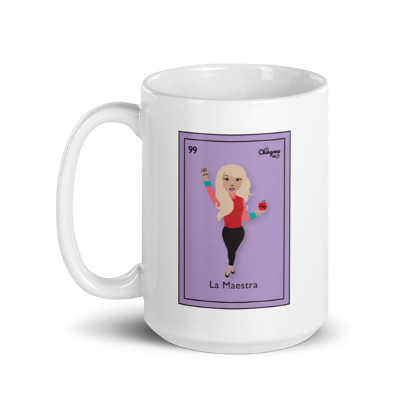 La Maestra Loteria Card Teacher Latina Mug