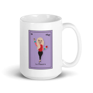 La Maestra Loteria Card Teacher Latina Mug