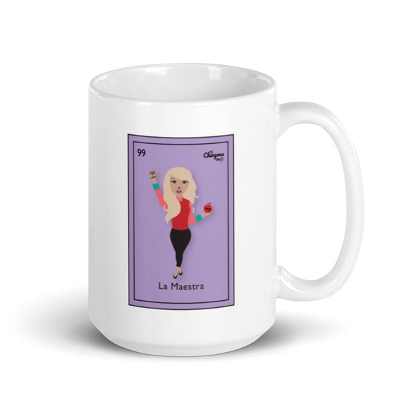 La Maestra Loteria Card Teacher Latina Mug