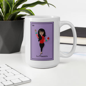 La Maestra Mexican Lotería Card Mug
