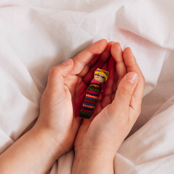 Worry Doll Single Product Display Basket 72 Dolls  - FREE DISPLAY