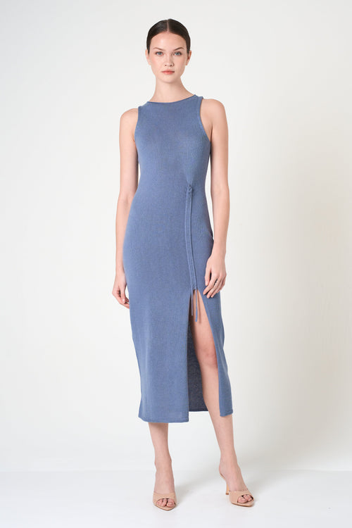 Midi Dress in Denim