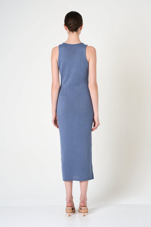 Midi Dress in Denim